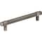 Jeffrey Alexander 128 mm Center-to-Center Brushed Pewter Square Zane Cabinet Pull 293-128BNBDL - alternate 1